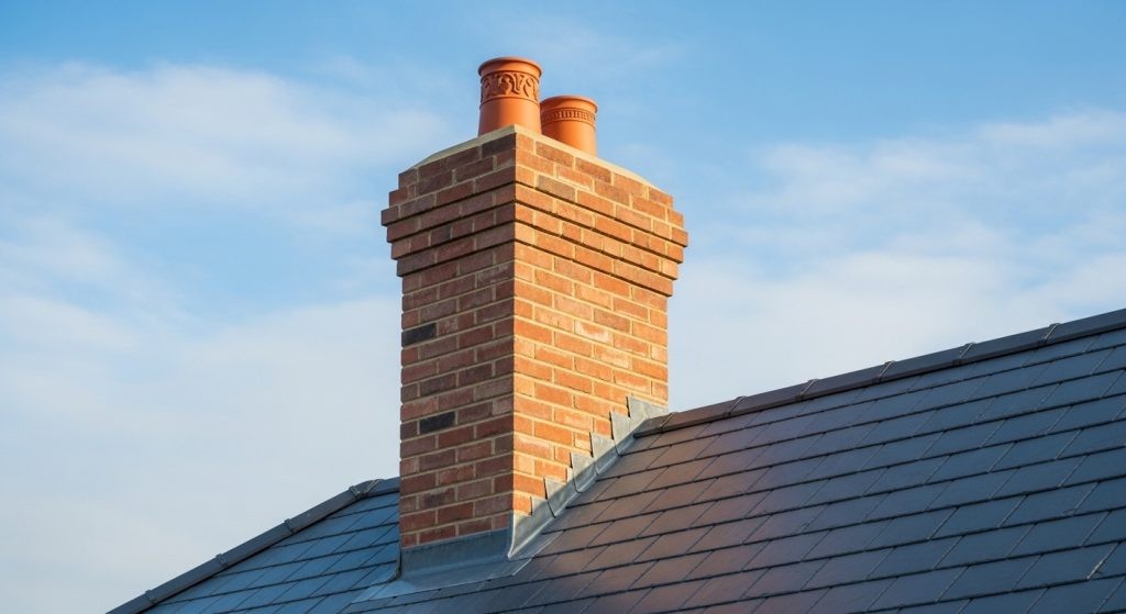 Chimney repoint and reflash completed