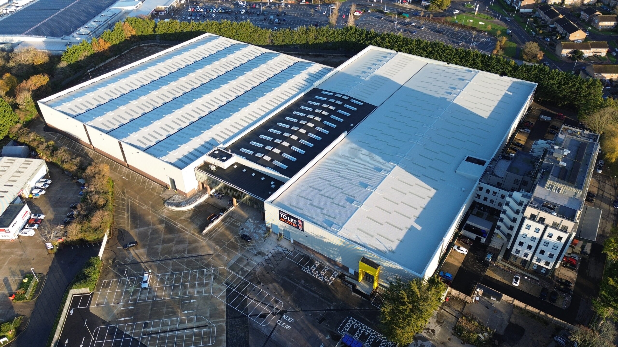 School building re-roofing project